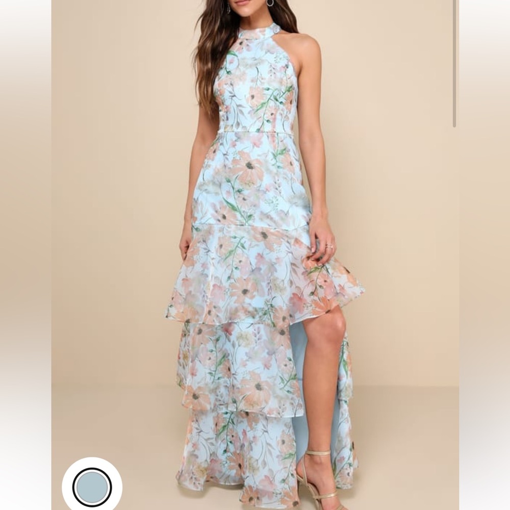 The perfect floor length floral gown